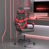 Žaidimų kėdė, juodos ir raudonos spalvos, dirbtinė oda
