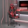 Žaidimų kėdė, juodos ir raudonos spalvos, dirbtinė oda
