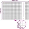 Suvirinto vielos tvoros 10000 x 40 cm Žalia