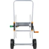 Žarnos ritės vežimėlis 110 m 1/2"/80 m 3/4" žarnai, plienas