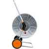 Žarnos ritės vežimėlis 110 m 1/2"/80 m 3/4" žarnai, plienas