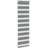 Zebra žaliuzės tamsiai pilka 40x100 cm audinio plotis 35,9 cm