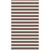 Zebrinės žaliuzės, rudos, 120x230 cm, audinys, plotis 115,9 cm, poliesteris