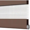 Zebrinės žaliuzės, rudos, 135x230 cm, audinys, plotis 130,9 cm, poliesteris