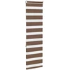 Zebrinės žaliuzės, rudos, 45x150 cm, audinys, plotis 40,9 cm, poliesteris