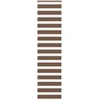 Zebrinės žaliuzės, rudos, 55x230 cm, audinys, plotis 50,9 cm, poliesteris