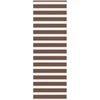 Zebrinės žaliuzės, rudos, 80x230 cm, audinys, plotis 75,9 cm, poliesteris