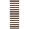 Zebrinės žaliuzės, rudos, 85x230 cm, audinys, plotis 80,9 cm, poliesteris