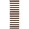Zebro žaliuzė, ruda, 70x200 cm, audinys, plotis 65,9 cm, poliesteris