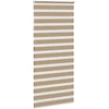 Zebro žaliuzė, smėlio rudos spalvos, 105x230 cm, audinys, plotis 100,9 cm, poliesteris