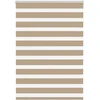 Zebro žaliuzė, smėlio rudos spalvos, 110x100 cm, audinys, plotis 105,9 cm, poliesteris