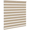 Zebro žaliuzė, smėlio rudos spalvos, 140x100 cm, audinys, plotis 135,9 cm, poliesteris