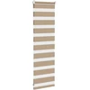 Zebro žaliuzė, smėlio rudos spalvos, 45x100 cm, audinys, plotis 40,9 cm, poliesteris