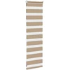 Zebro žaliuzė, smėlio rudos spalvos, 50x100 cm, audinys, plotis 45,9 cm, poliesteris