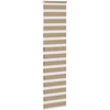 Zebro žaliuzė, smėlio rudos spalvos, 55x230 cm, audinys, plotis 50,9 cm, poliesteris