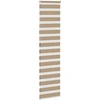 Zebro žaliuzė, smėlio rudos spalvos, 55x230 cm, audinys, plotis 50,9 cm, poliesteris