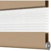 Zebro žaliuzė, smėlio rudos spalvos, 70x230 cm, audinys, plotis 65,9 cm, poliesteris