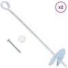 Žemės inkaras 6 pcs Sidabrinė Ø10 x 40 cm Cinkuotas metalas