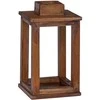 Žibintas 3 pcs Natūrali Mahogany Medis