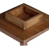 Žibintas 3 pcs Natūrali Mahogany Medis