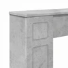 Židinio rėmas Betono pilka 100 x 20 x 100 cm Apdirbta mediena