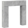 Židinio rėmas Betono pilka 102 x 18 x 100,5 cm Apdirbta mediena