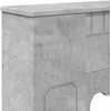Židinio rėmas Betono pilka 93 x 20 x 89 cm Apdirbta mediena
