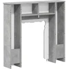 Židinio rėmas Betono pilka 93 x 20 x 89 cm Apdirbta mediena