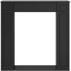 Židinio rėmas Juoda 100 x 20 x 100 cm Apdirbta mediena