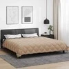 Žiemos antklodė Antracito ir taupe 220 x 260 cm Mikropluoštas