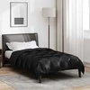 Žiemos antklodė Juoda 140 x 200 cm Satin ir mikropluoštas