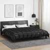 Žiemos antklodė Juoda 200 x 200 cm Satin ir mikropluoštas