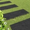 Žingsnių akmuo 6 pcs Juodas 60,5 x 25 x 2 cm Guma