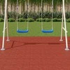 Žingsnių akmuo 6 pcs Raudona 40,5 x 40,5 x 2 cm Guma