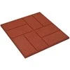 Žingsnių akmuo 6 pcs Raudona 40,5 x 40,5 x 2 cm Guma
