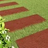 Žingsnių akmuo 6 pcs Raudona 60,5 x 25 x 2 cm Guma