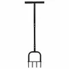 Žolės aeratorius Juodas 95 x 27 cm Plastmasė