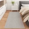 Zoninės kiliminės dangos LUGO Kreminė 200 x 80 cm Poliesteris
