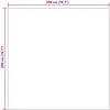 Vidinis kilimas LUGO Kremas ir Taupe 200 x 200 cm Poliesteris