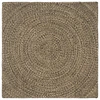 Zoninės kiliminės dangos Natūrali ir juoda 120 x 120 cm Džiutas