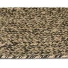 Zoninės kiliminės dangos Natūrali ir juoda 80 x 150 cm Džiutas