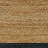 Kilimas Tamsiai pilka 60 x 200 cm Džiutas