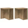Žurnalinis staliukas 2 pcs Amatininkų ąžuolas 37 x 32 x 40 cm