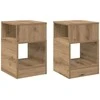 Žurnalinis staliukas 2 pcs Amatininkų ąžuolas 30,5 x 30 x 45 cm