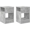 Žurnalinis staliukas 2 pcs Betono pilka 30,5 x 30 x 45 cm