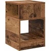Žurnalinis staliukas 2 pcs Senas medis 30,5 x 30 x 45 cm