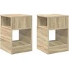 Žurnalinis staliukas 2 pcs Sonoma ąžuolas 30,5 x 30 x 45 cm