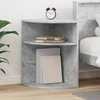 Žurnalinis staliukas Betono pilka 39,7 x 39,7 x 60 cm