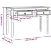 Žurnalinis staliukas su stalčių Corona Balta 115 x 46 x 73 cm