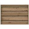 Žurnalų stovas 2 pcs Amatininkų ąžuolas 100 x 12 x 70 cm